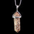 Leopard Skin Jasper Gemstone Pendant Necklace